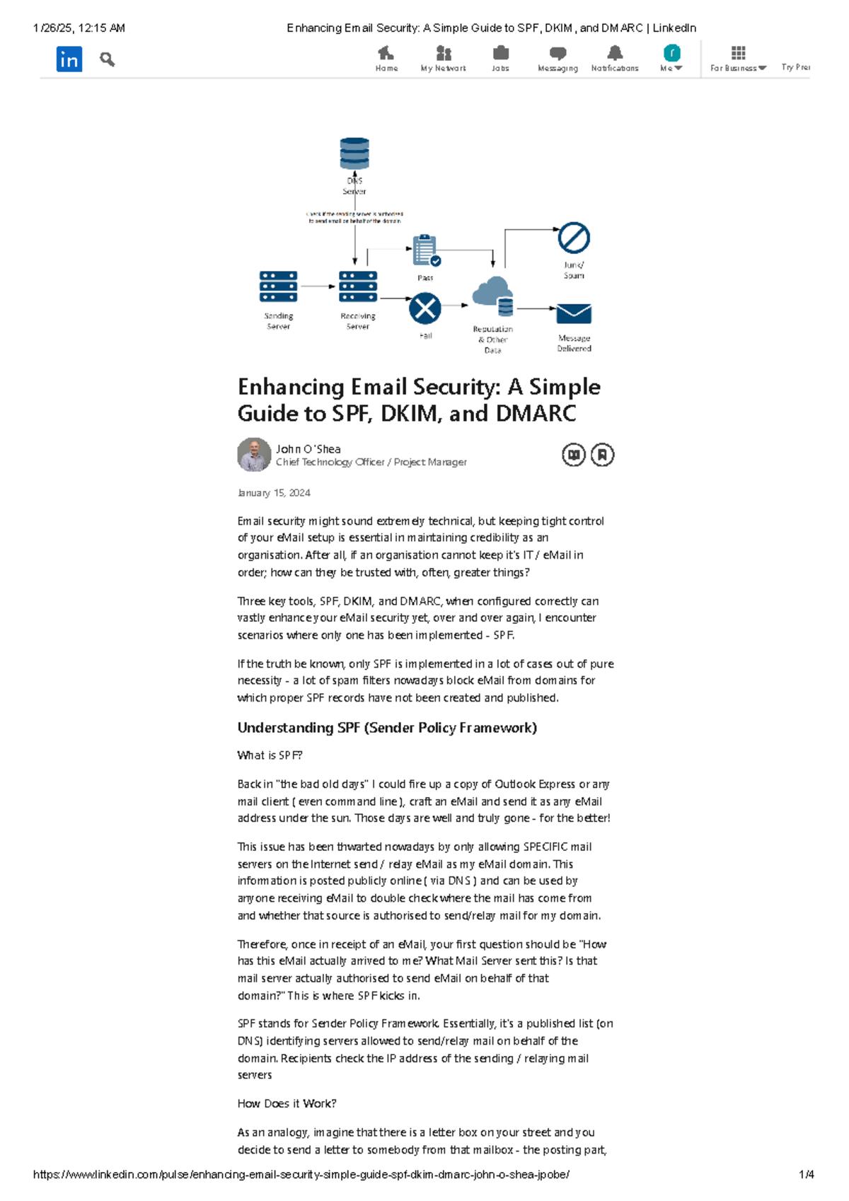 Email Security Enhancement: A Guide to SPF, DKIM & DMARC Tools - Studocu
