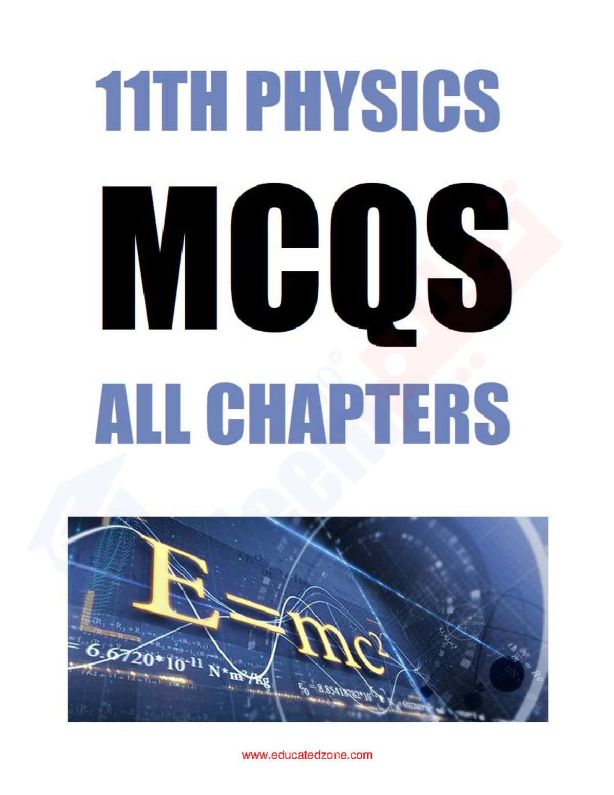 11th Physics (F.Sc.) 1st Year MCQs: Comprehensive Review of Key ...