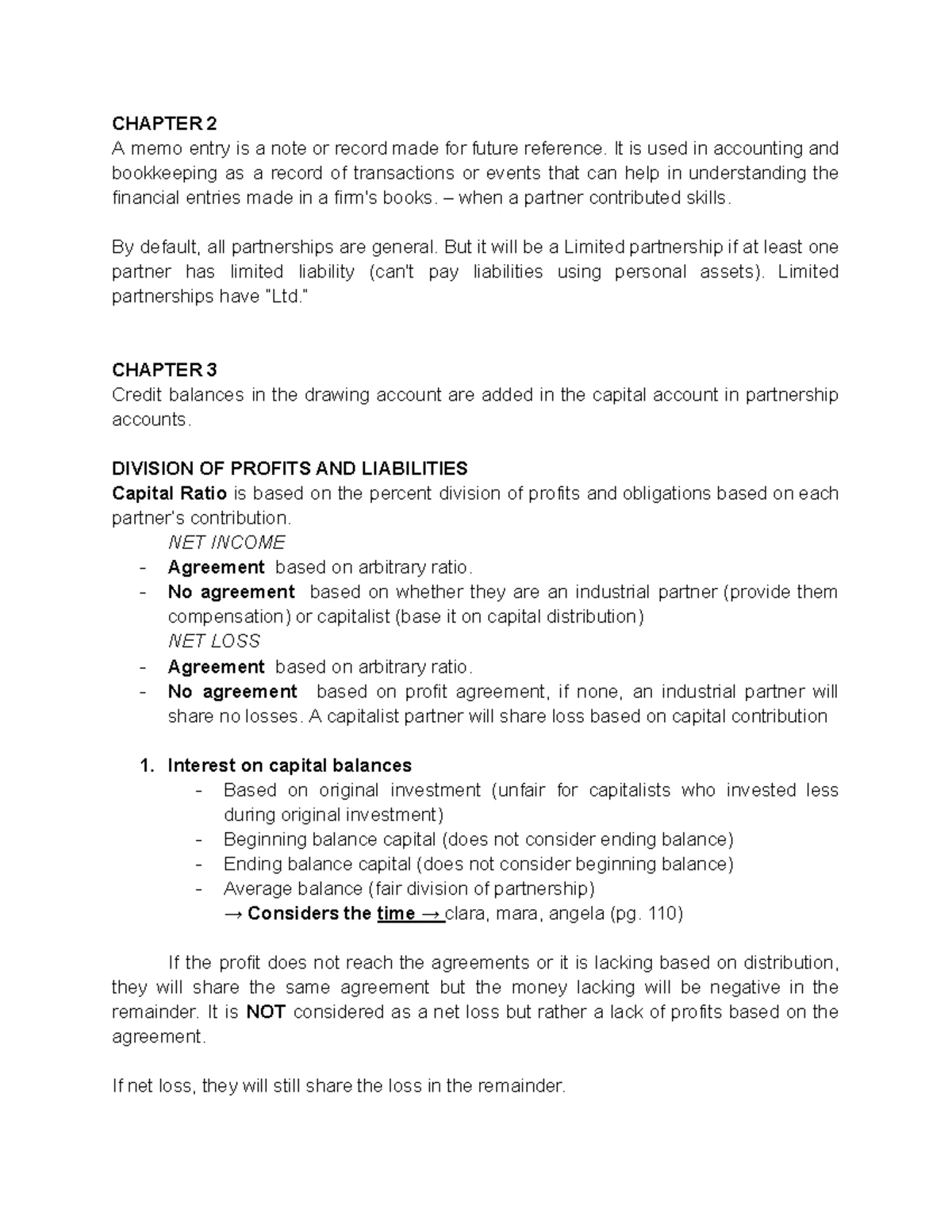 ACCT 101: Comprehensive Notes on Accounting Concepts and Principles ...