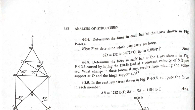 122 ANALYSIS OF STRUCTURES: Method of Sections for Truss Forces - Studocu
