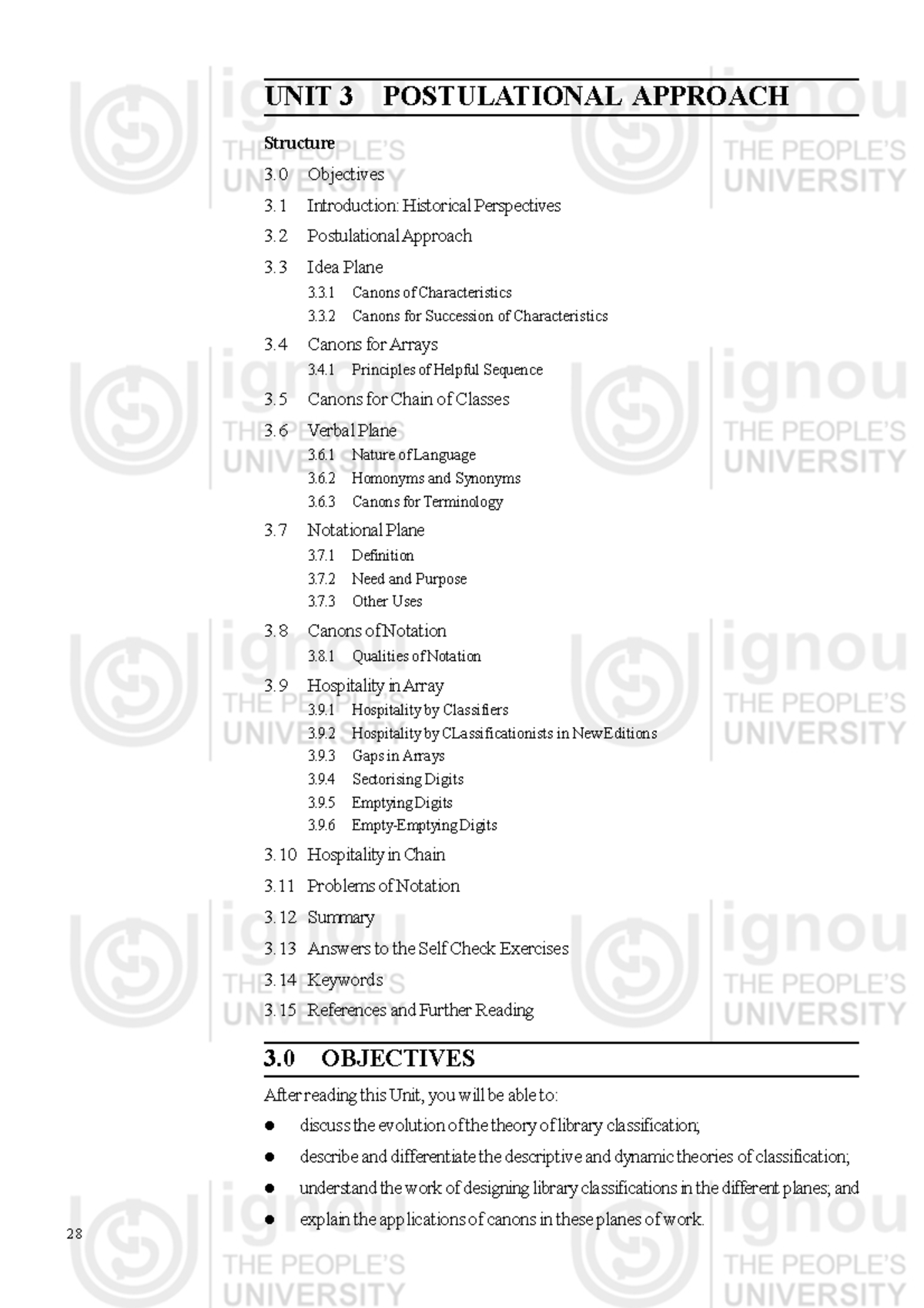 Unit 3: Postulational Approach in Library Classification - Studocu