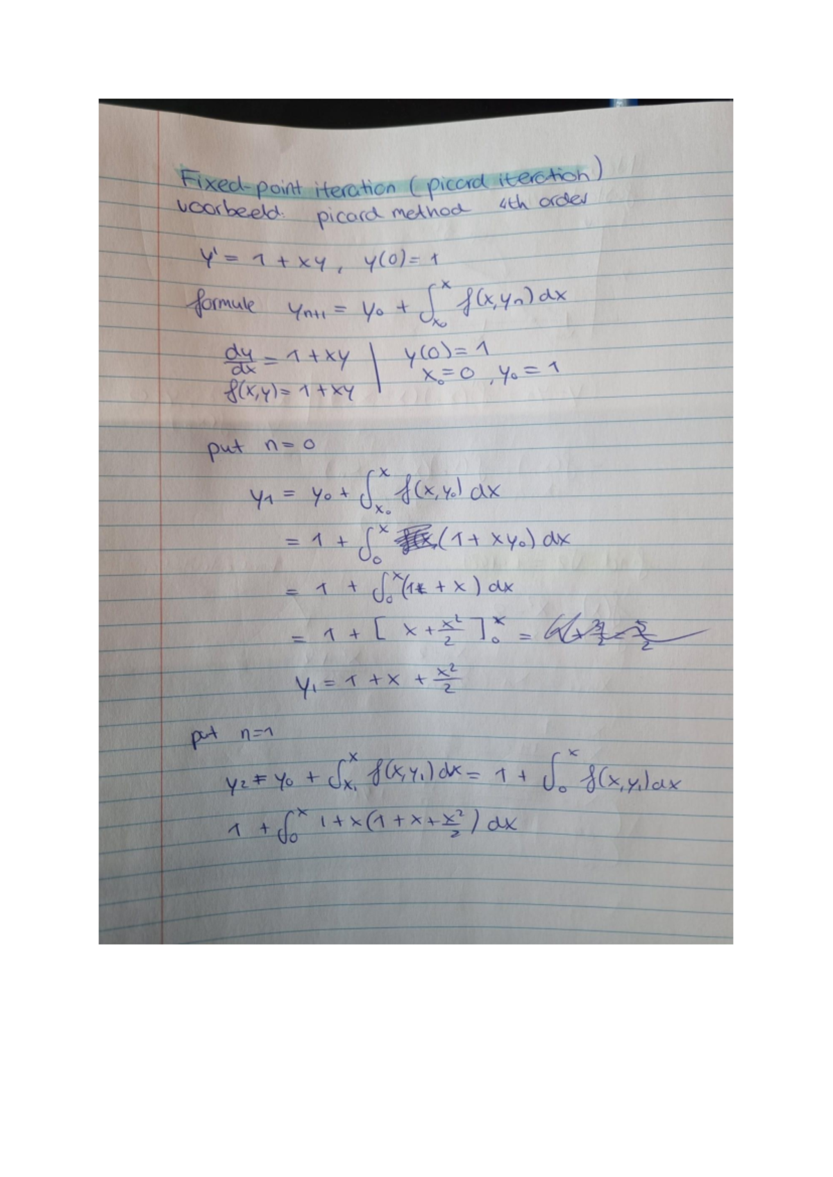 Fixed Point Iteration & Picard Method Examples (Math 101) - Studeersnel