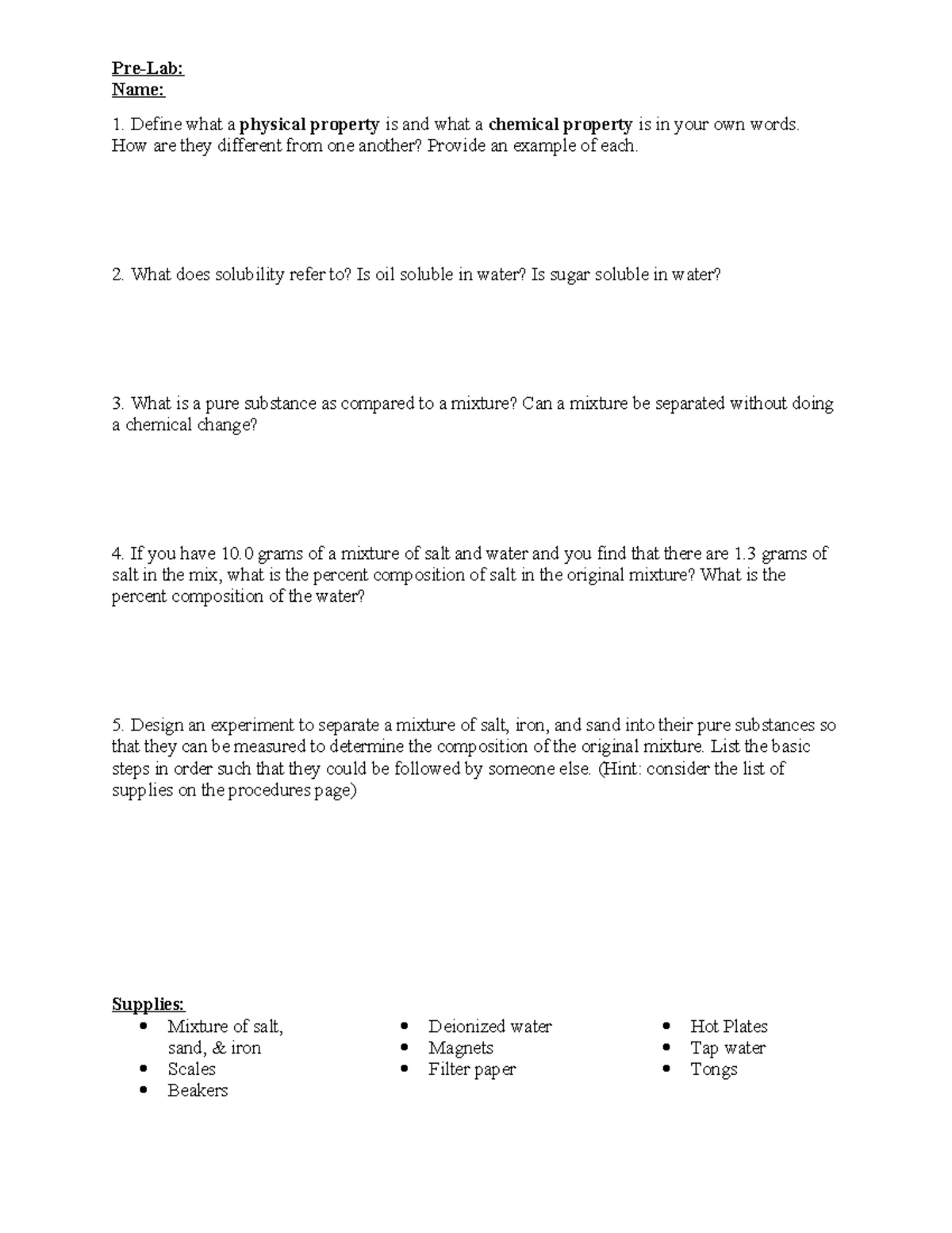 Lecture Notes Part 5 - Establishing the Elements of Music