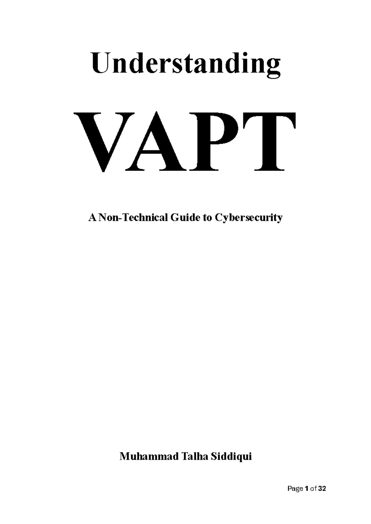 Understanding VAPT Non Technical Guide to Cybersecurity 1740322205as ...