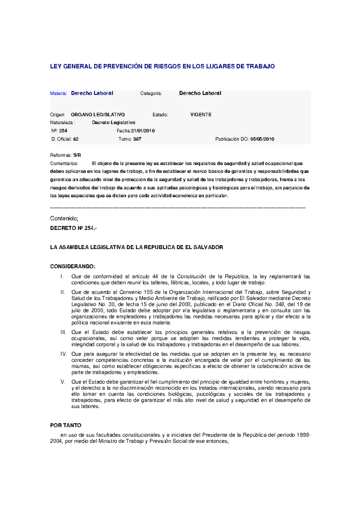 ley-n-254-sobre-prevenci-n-de-riesgos-laborales-en-el-trabajo-studocu