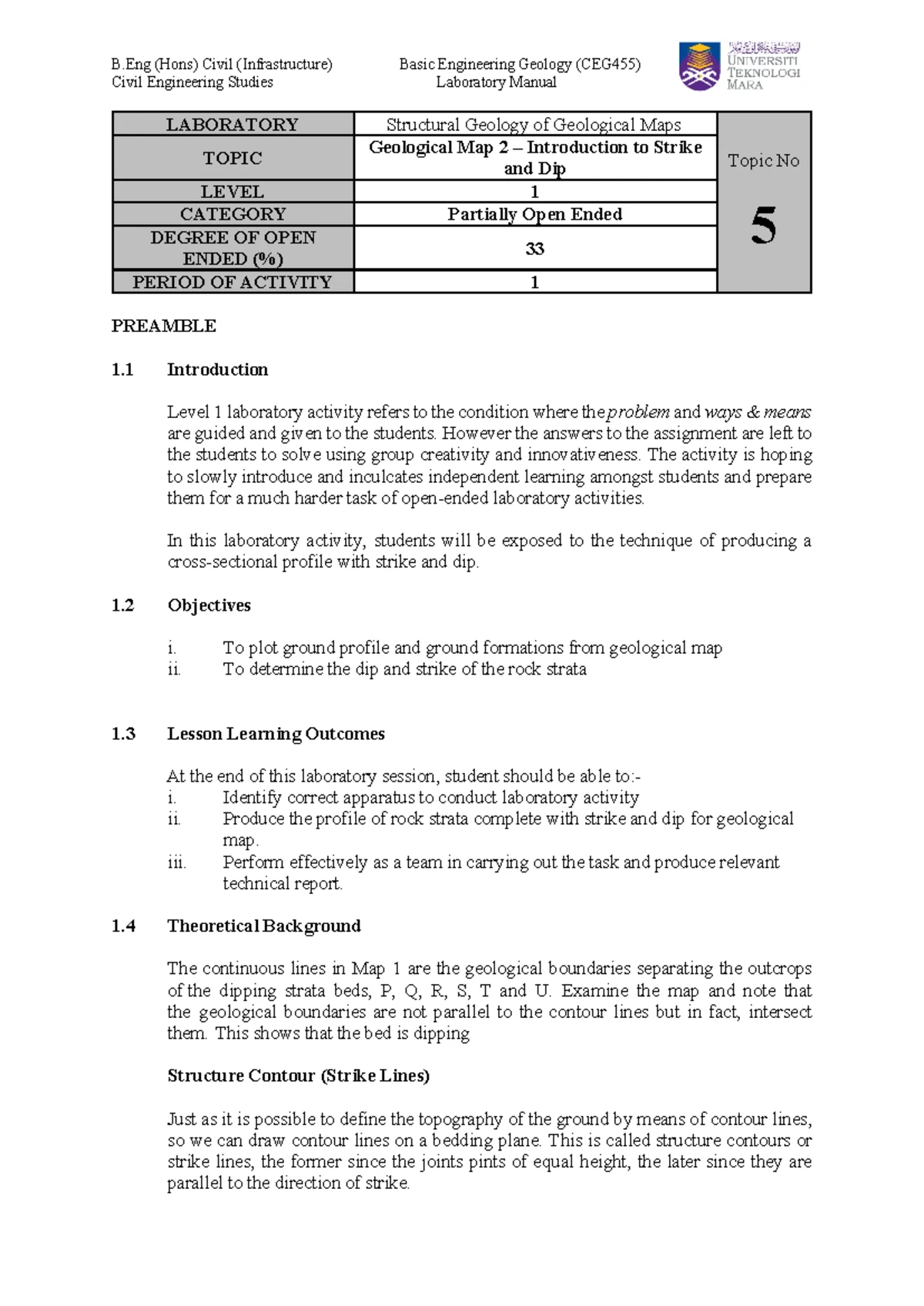 Lab Manual: Total Suspended Solids (TSS) & TDS - CEW443 - Studocu