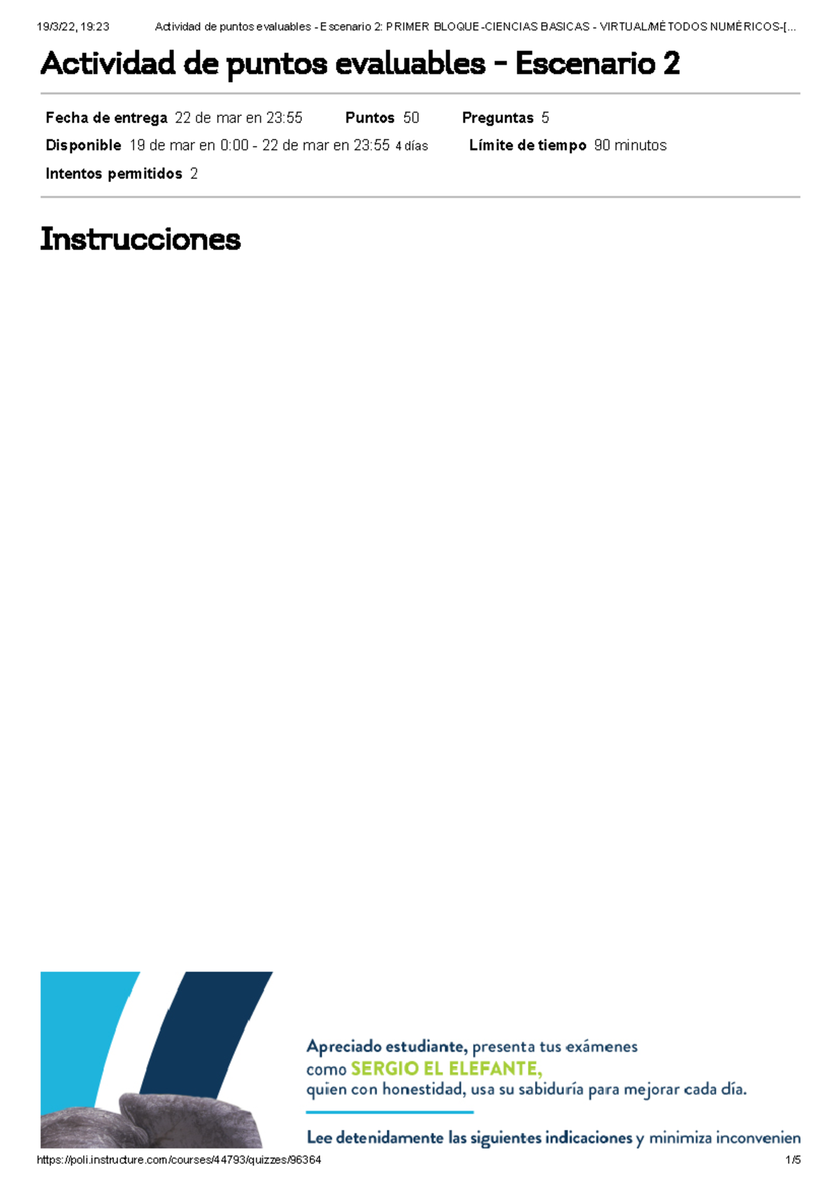 Actividad De Puntos Evaluables Escenario 2 Métodos Numéricos 50 Pts