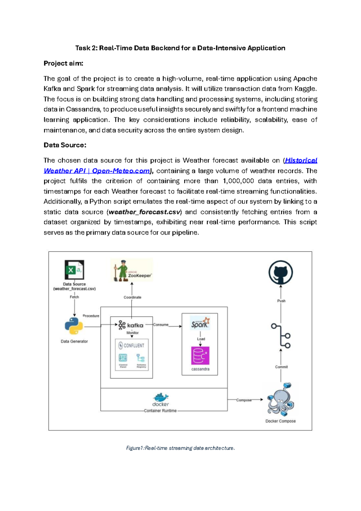 Data Engineering Project: Real-Time Data Backend for App - DE101 - Studocu
