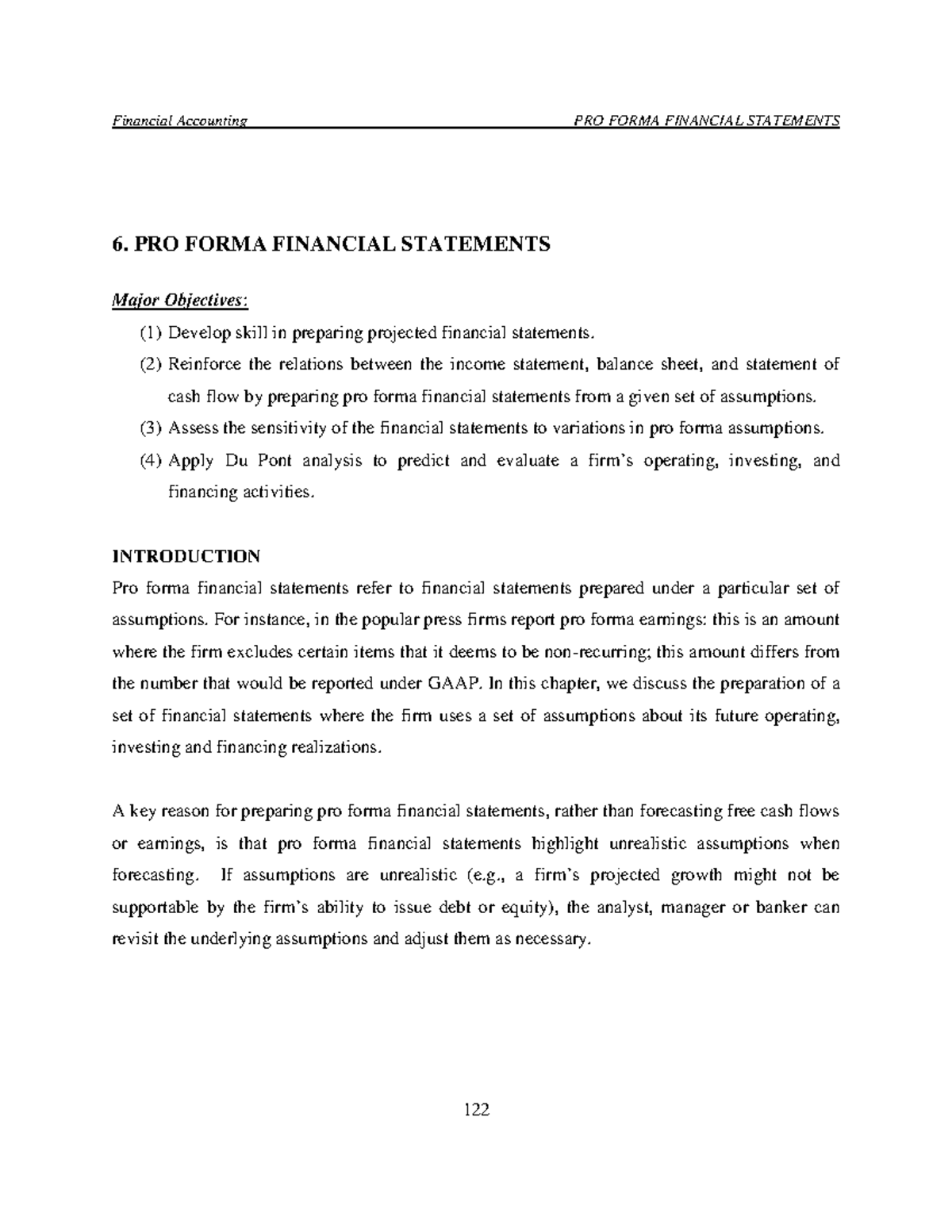 Pro Forma Financial Statements Overview and Preparation Steps - Studocu