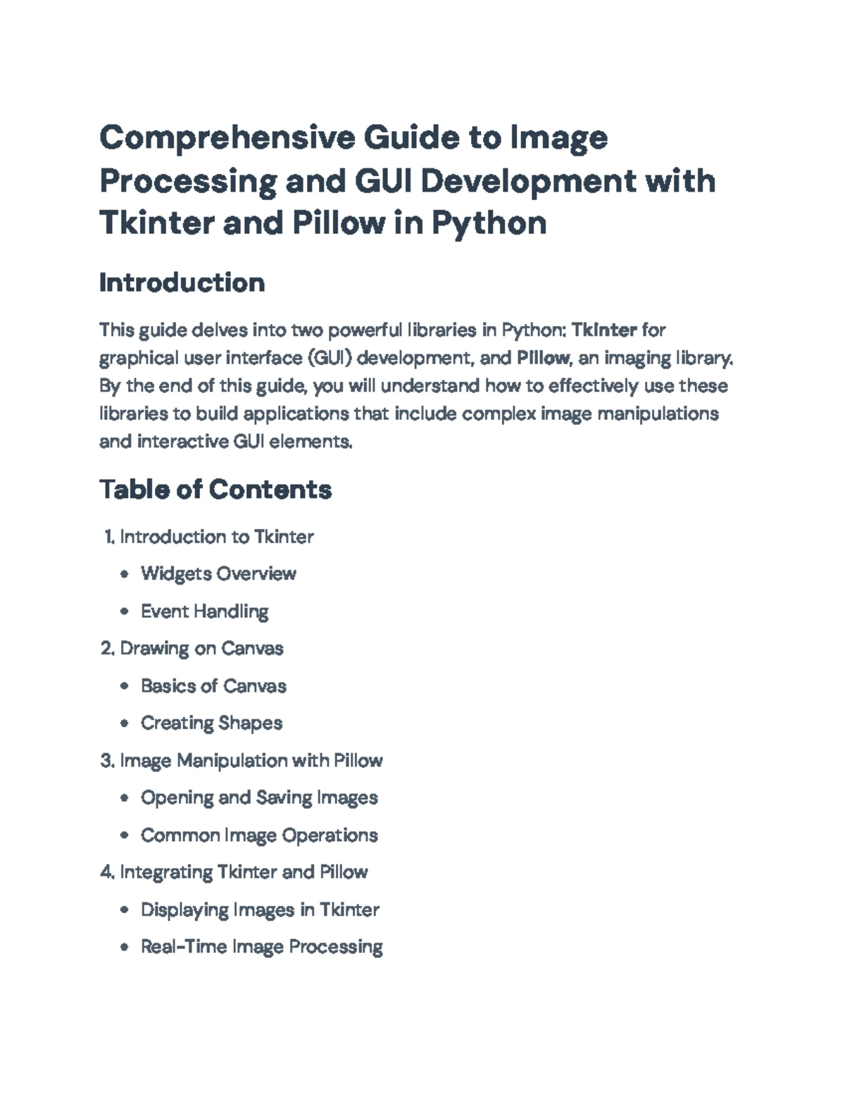 Tkinter and Pillow: A Comprehensive Guide to GUI and Image Handling ...