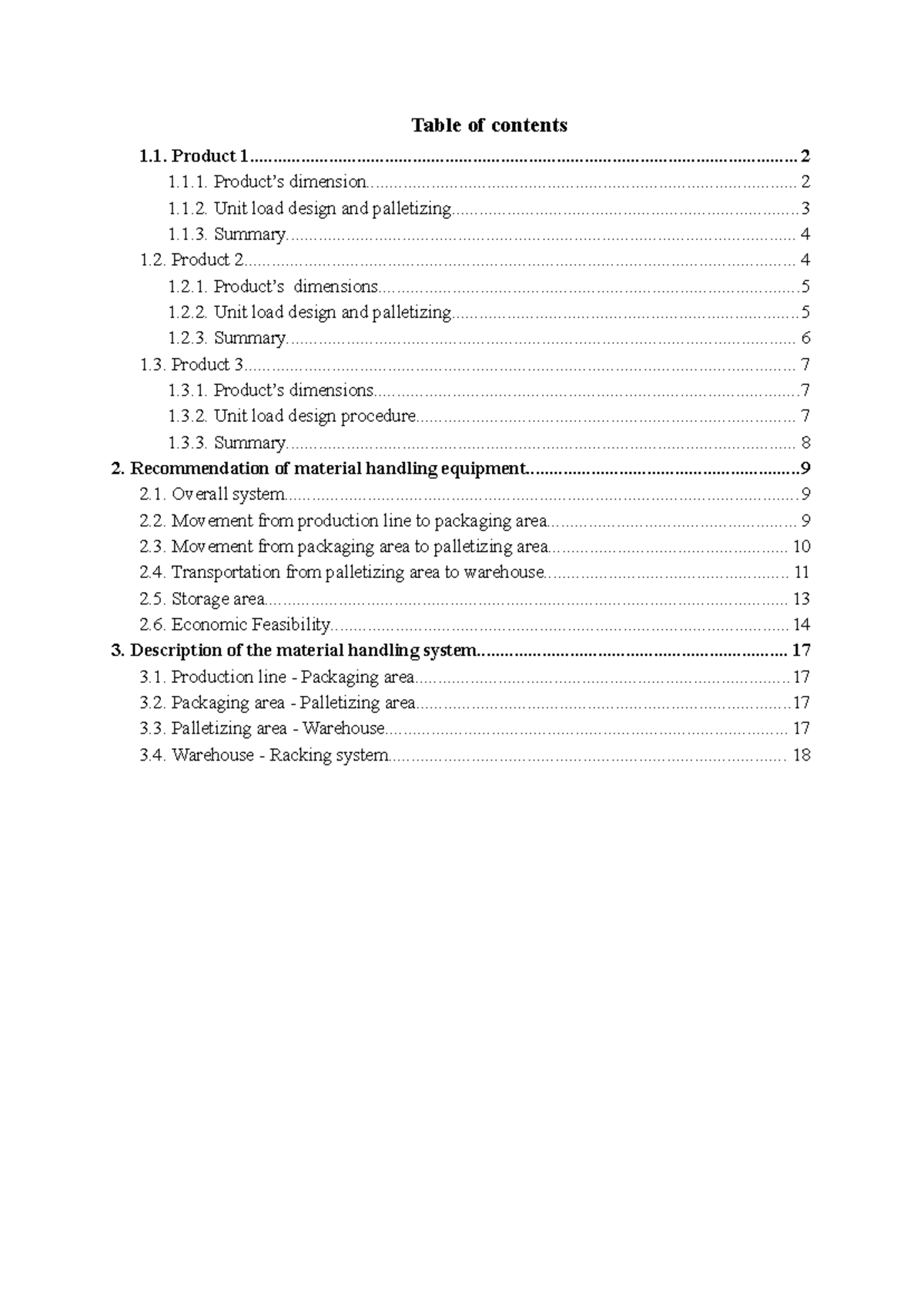 MHS ASM1 Group 17 - Material Handling System Design Report - Studocu
