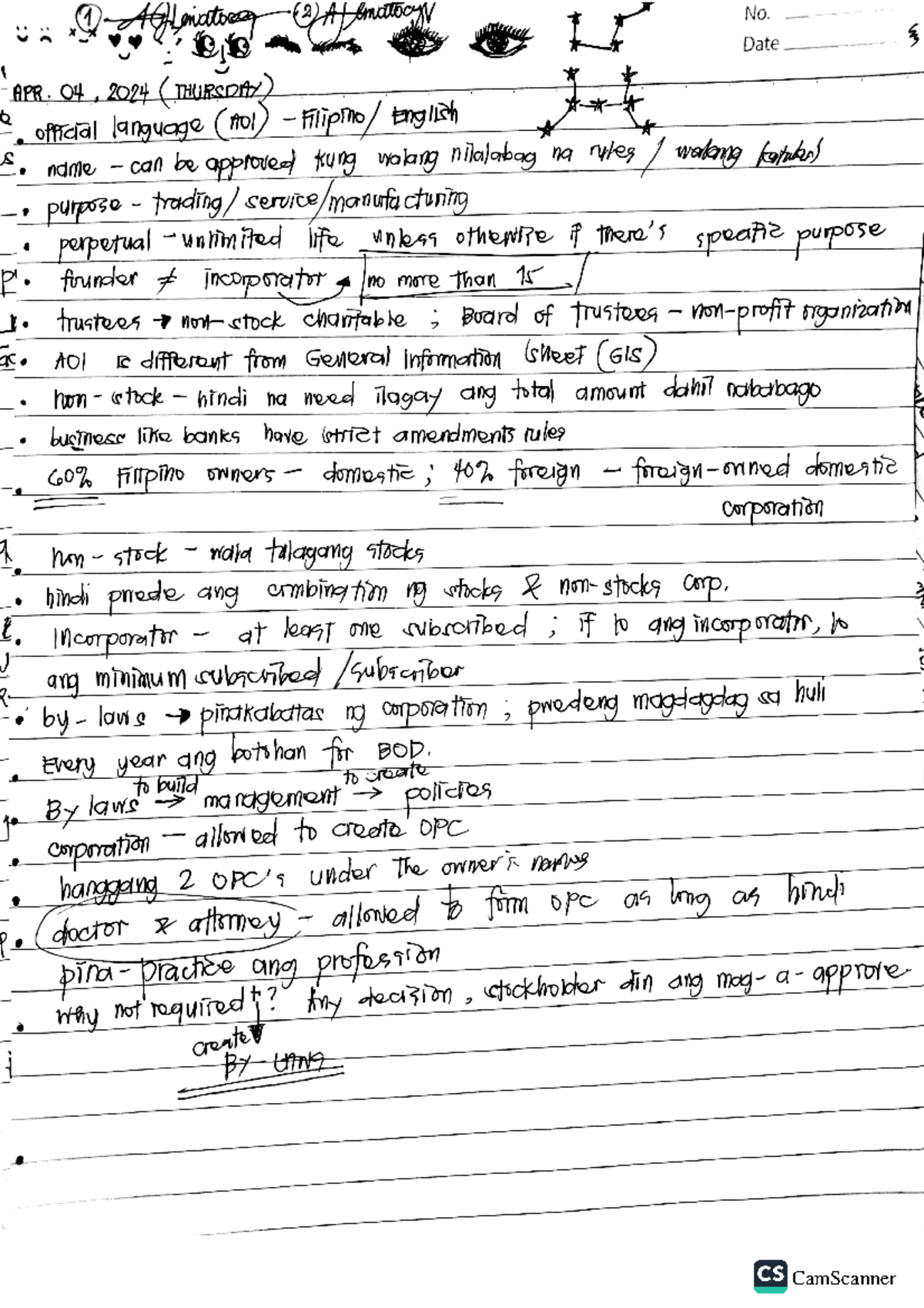 Accounting Lecture Notes: Key Concepts and Principles - Studocu