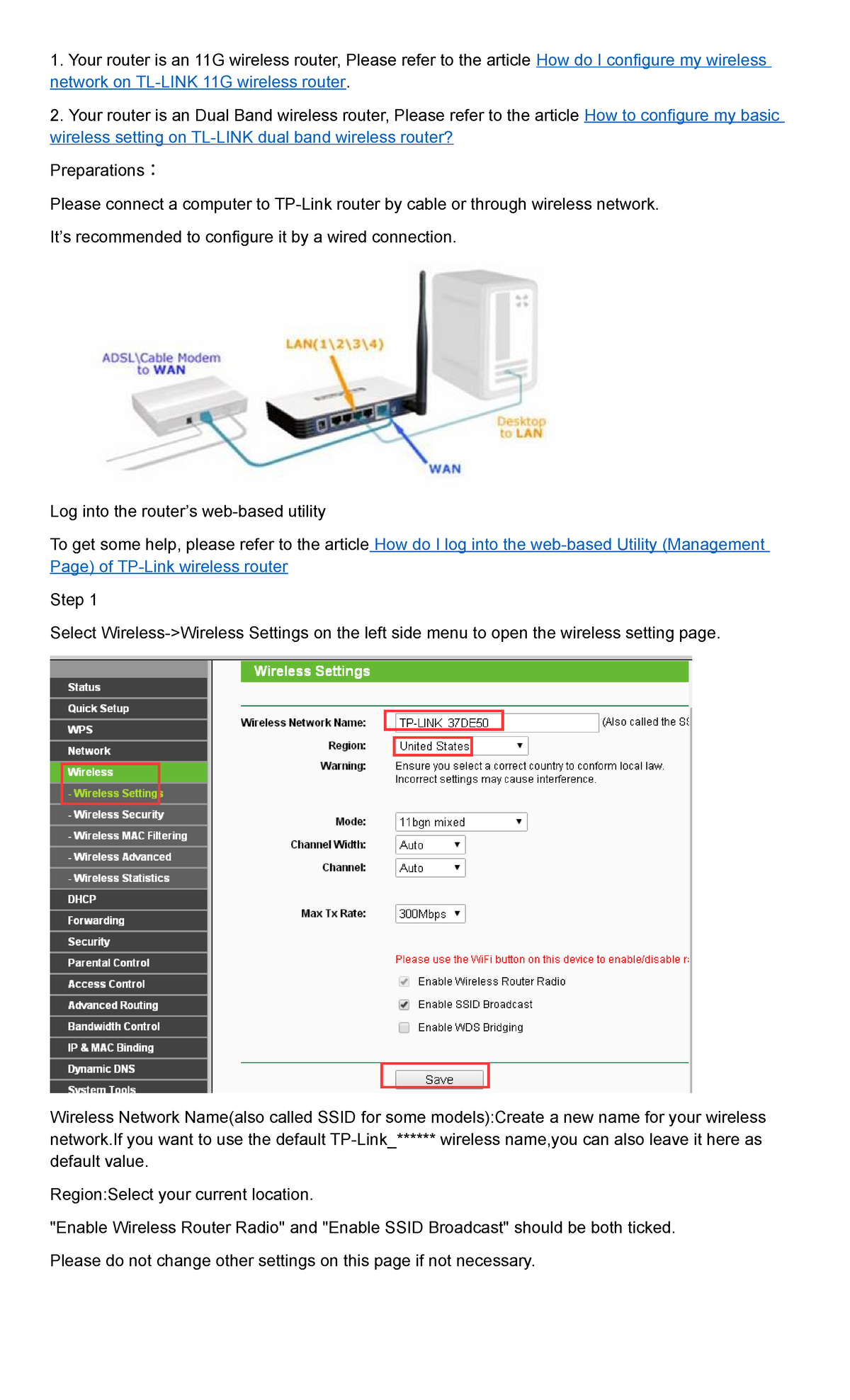 Manually setting up the Linksys Dual-Band WiFi Router