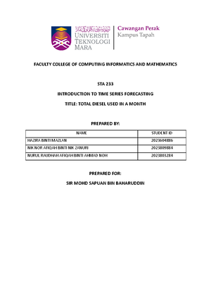 EXP3 CHM361 - LAB EXP 3 - LABORATORY REPORT CHM EXPERIMENT 3 TITLE ...