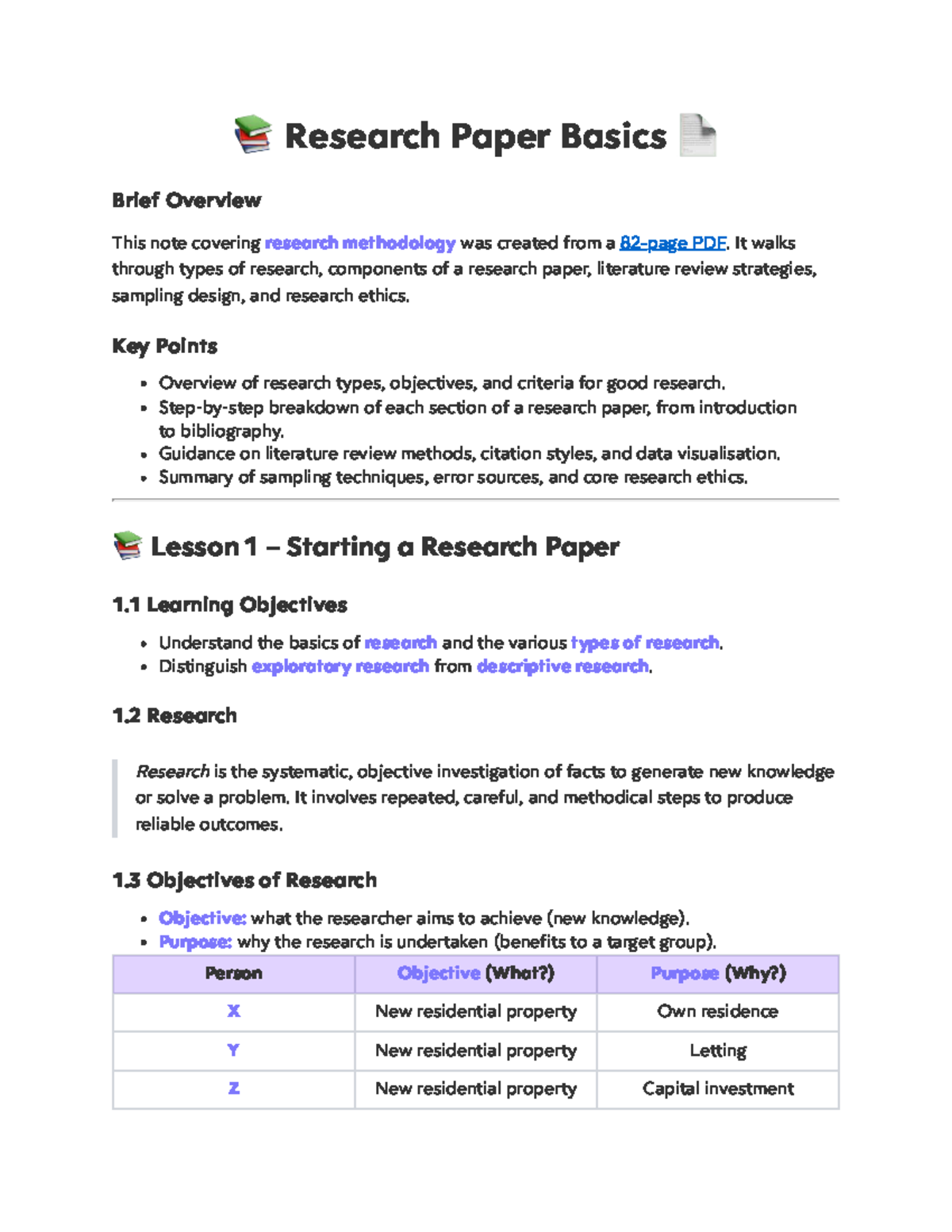 Research Methodology Overview: Key Concepts & Techniques (Course Code ...