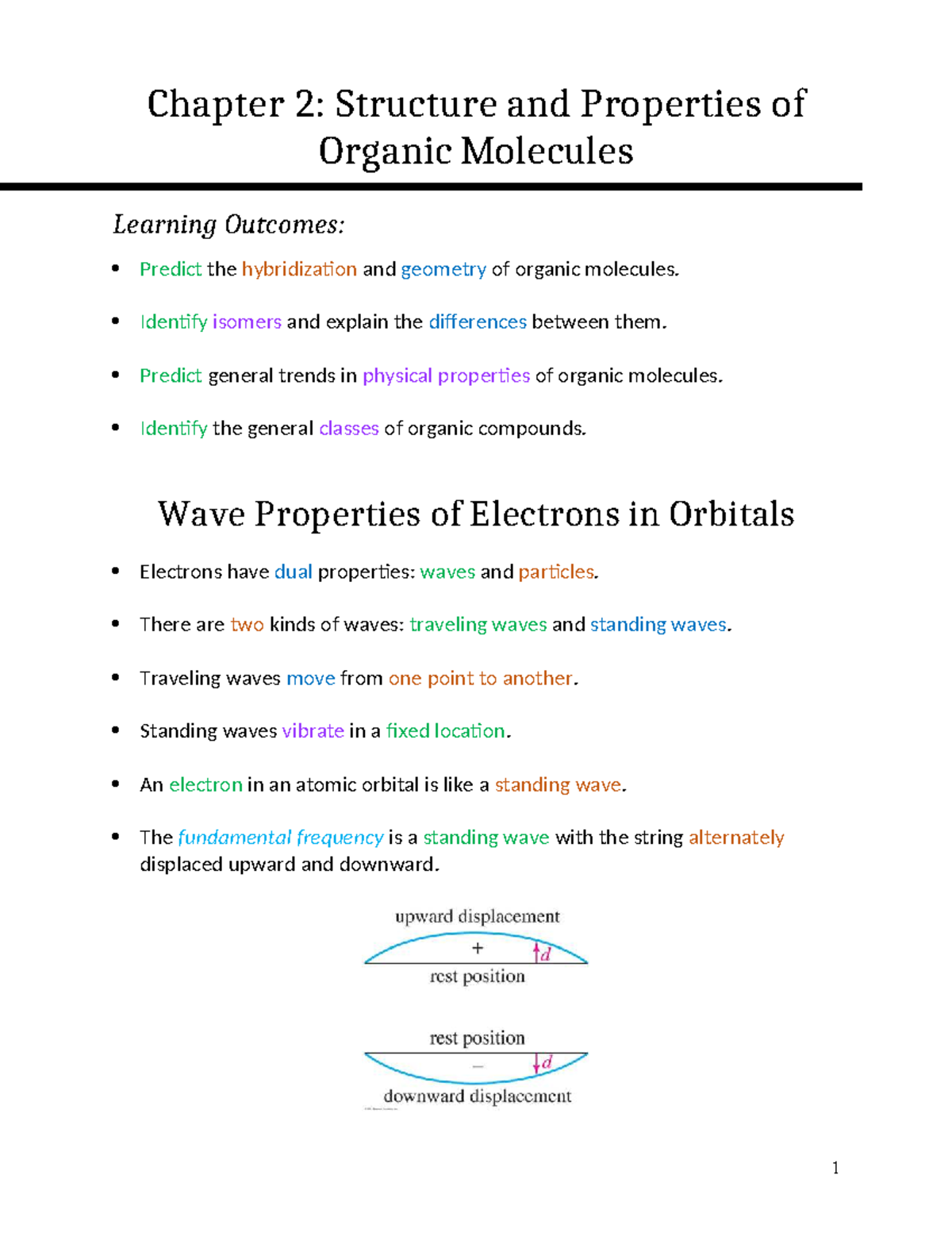 Chapter 2: Structure and Properties of Organic Molecules (CHEM 101 ...