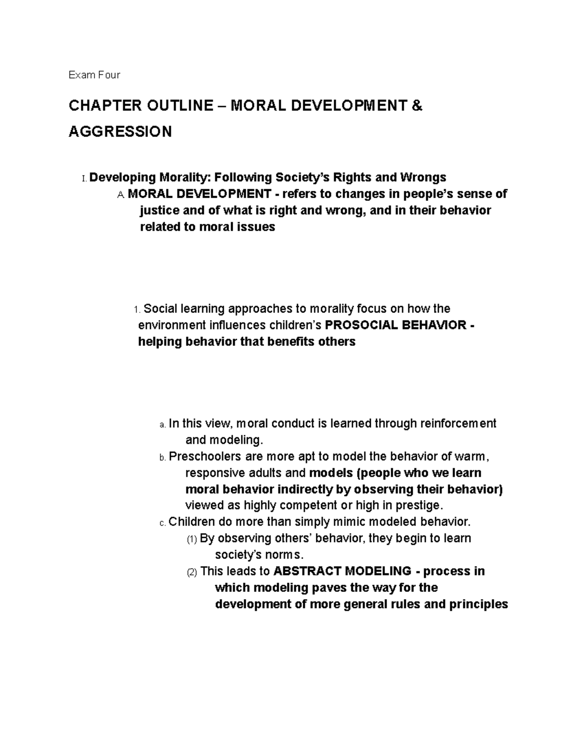 Death and Dying Across the Life Span - PSYC Exam Study Notes - Exam ...