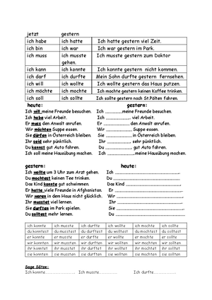 Test 1 standard gr b 2 - Sprawdzian z niemieckiego. - © Copyright by