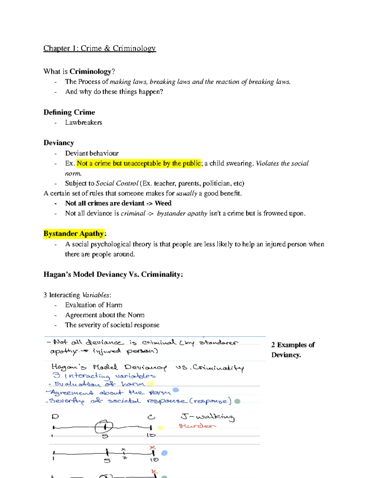 Ch1- Canadian Criminology: Overview of Crime and Criminal Behavior ...