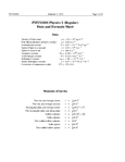 PHYS1001 - USyd - Physics 1 (Regular) - Studocu