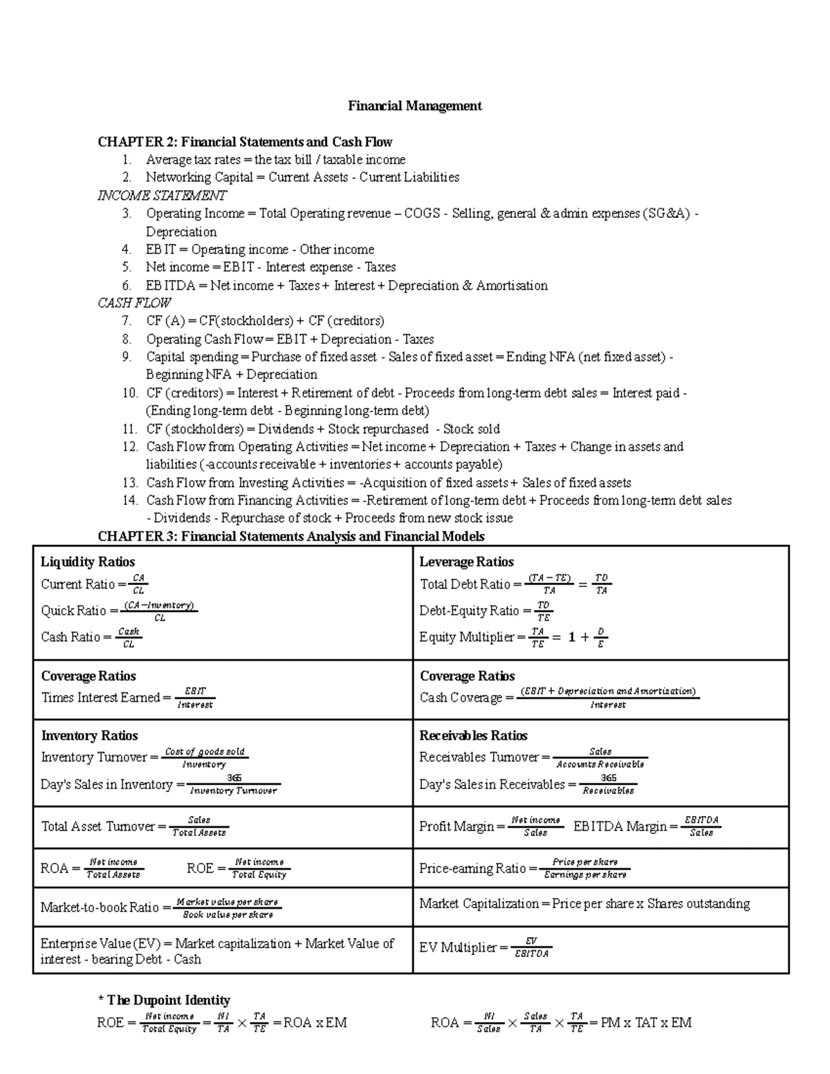 CFA Level1 Schwesernotes5冊, QuickSheet