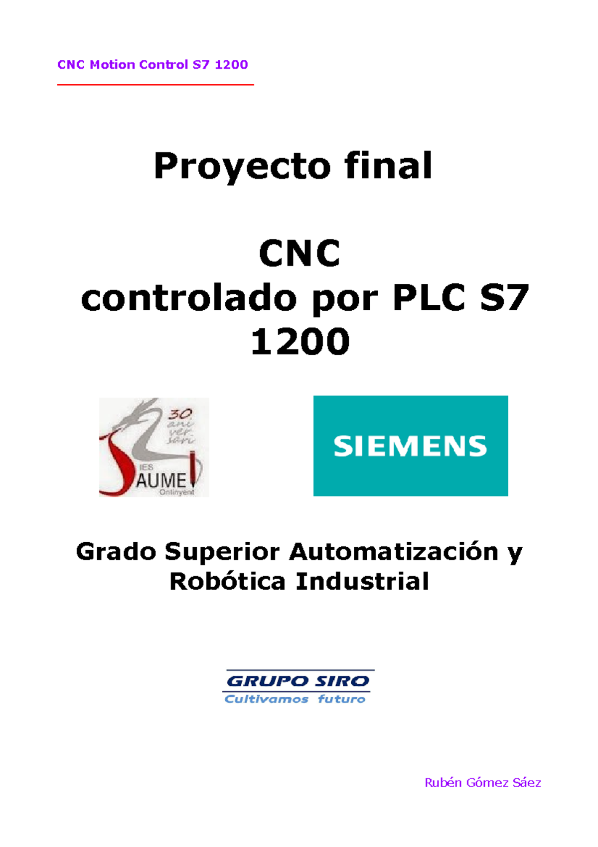 Info PLC net Proyecto Final full - Proyecto final CNC controlado por ...