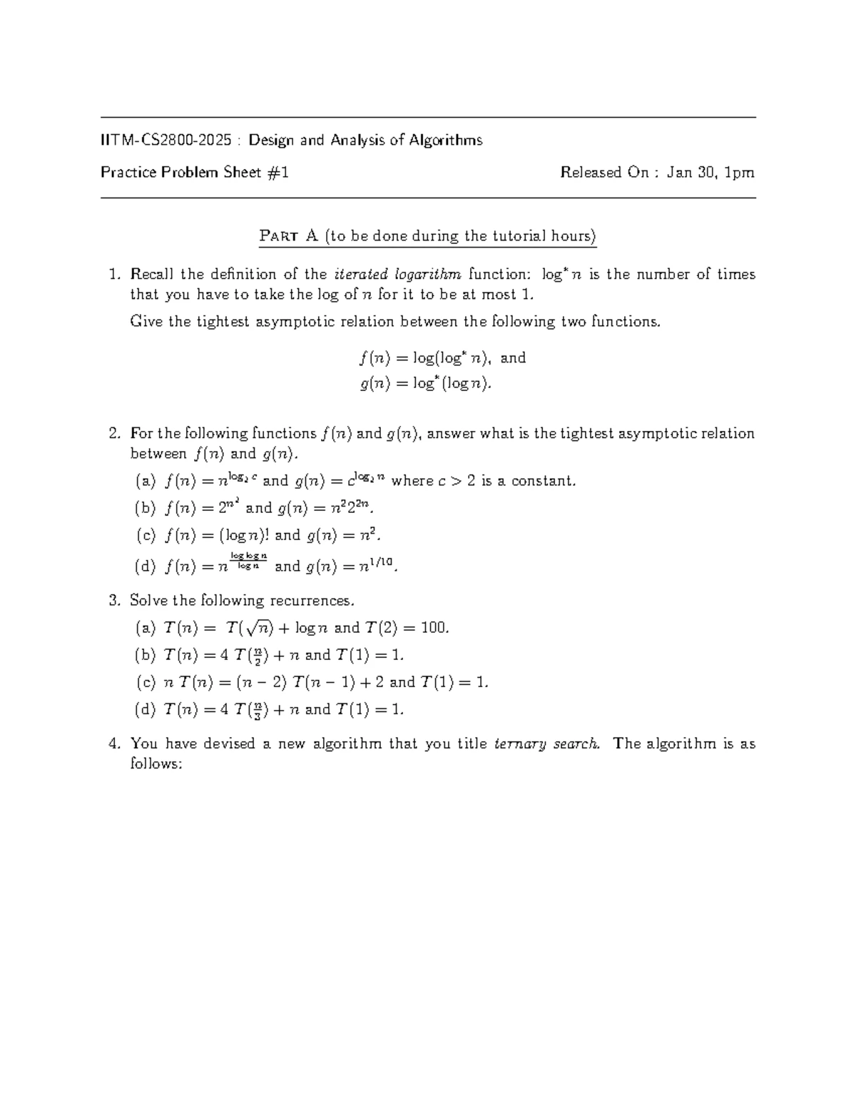 Tut03 - The third problem set - IITM-CS2800-2025 : Design and Analysis ...