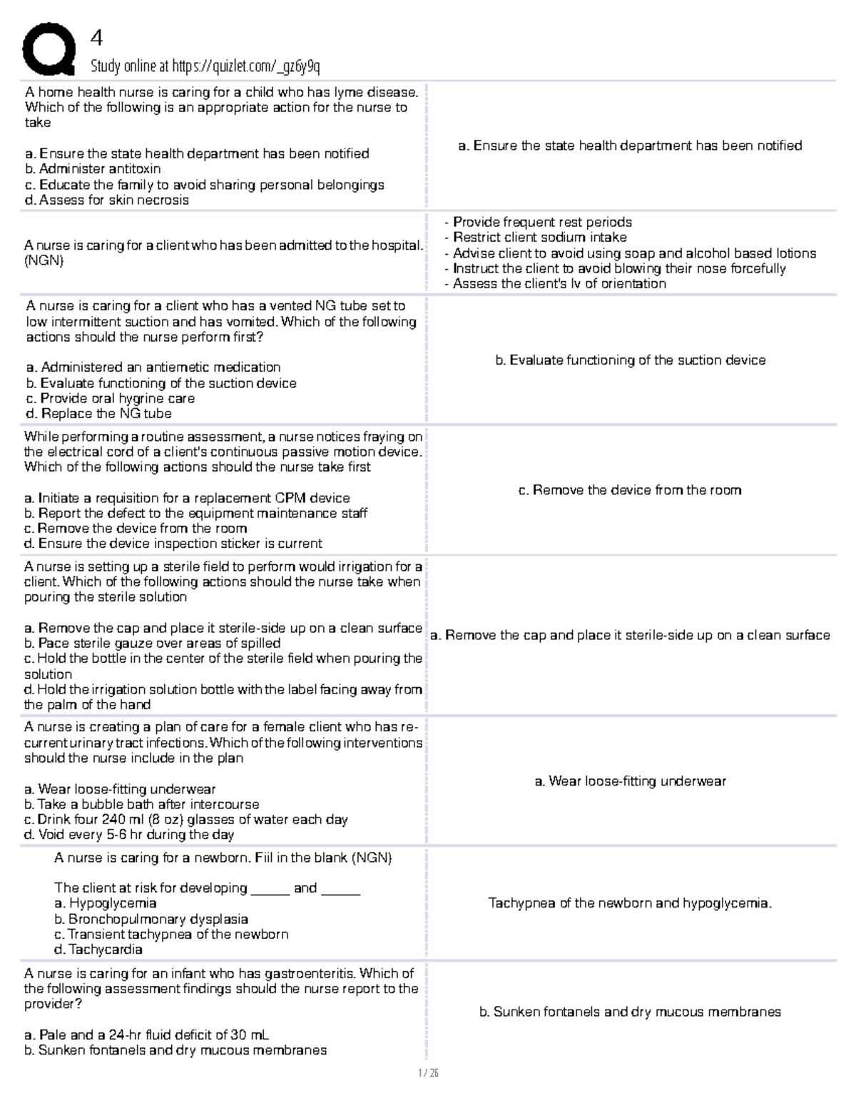 NCLEX Prep Questions: Comprehensive Study Guide for Nursing Students ...