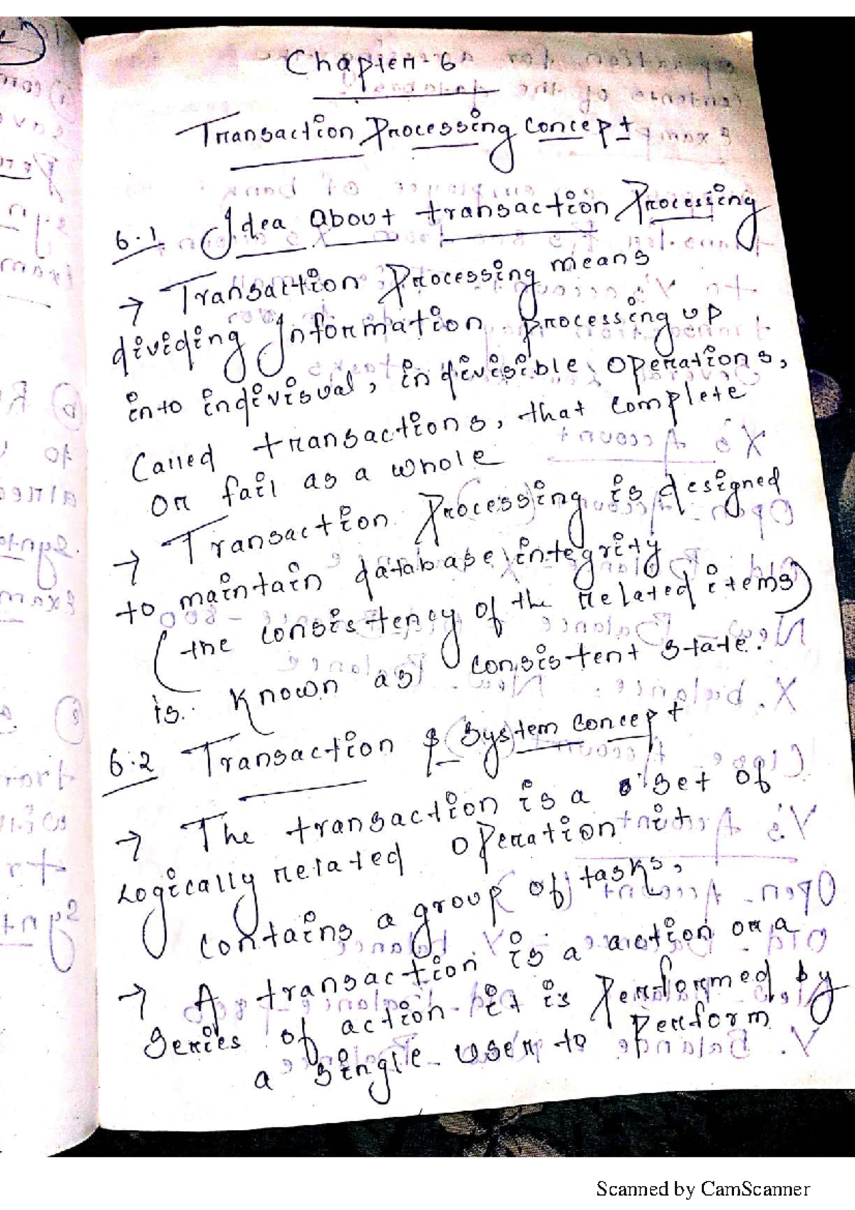 Ch 6 DBMS - Lecture Notes and Key Concepts - Studocu