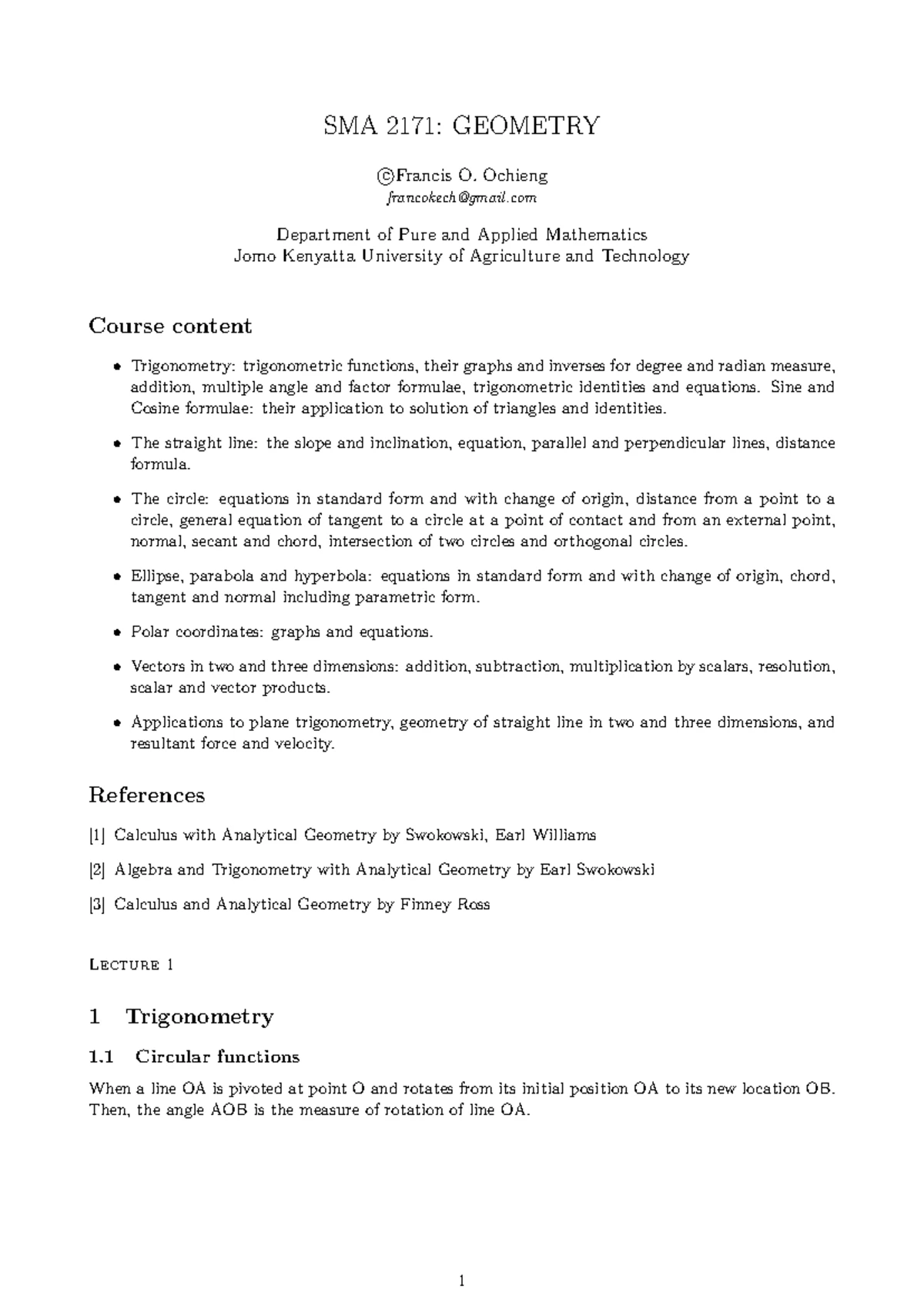 Chapter 1: Sectional Views - Detailed Study Notes - Studocu