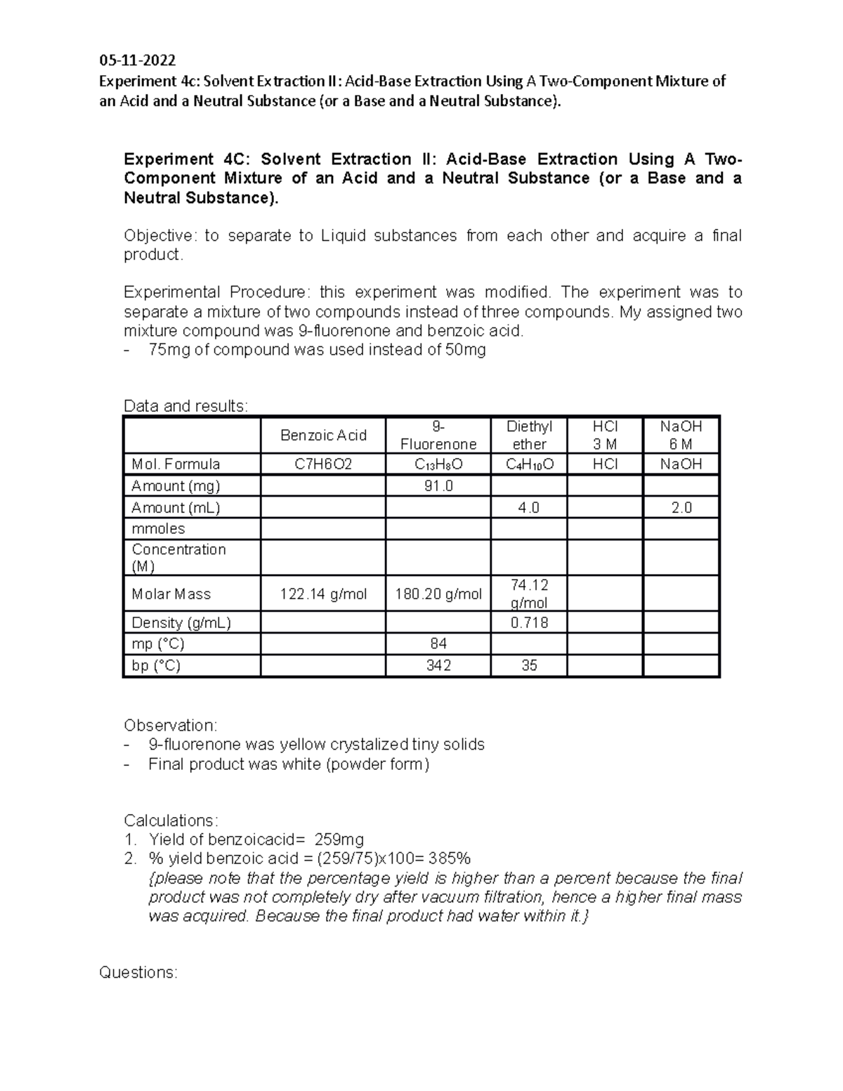 Upload module 2 - Experiment 4C labreport copy - 05-11- Experiment 4c ...