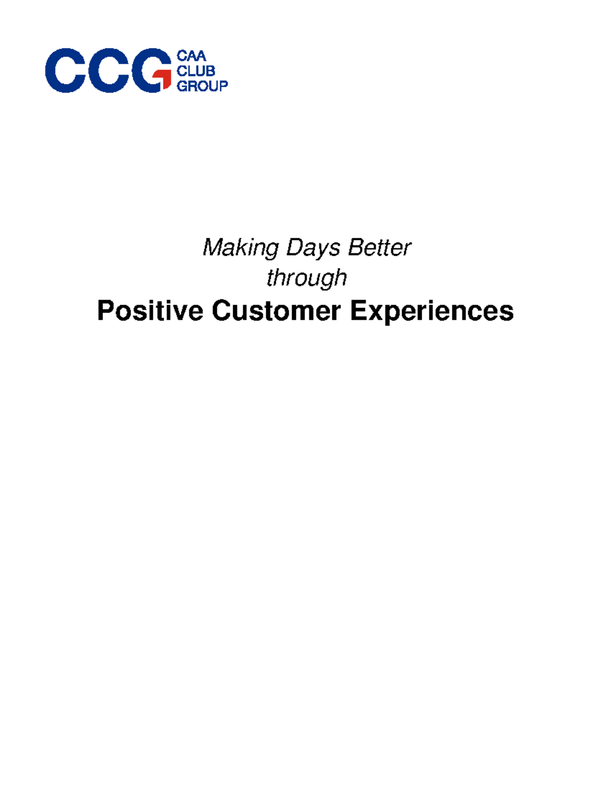 PCC - Enhancing Customer Loyalty through Positive Experiences Guide ...