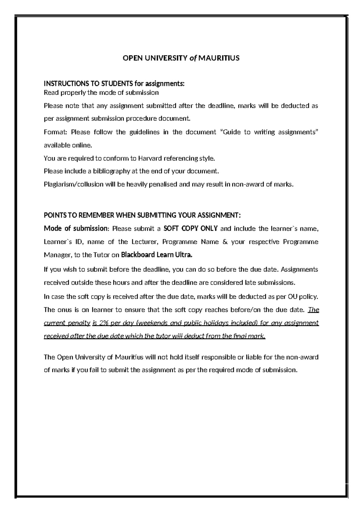 Management Accounting Assignment (OUbs 038112) - Aug-Dec 2024 - Studocu