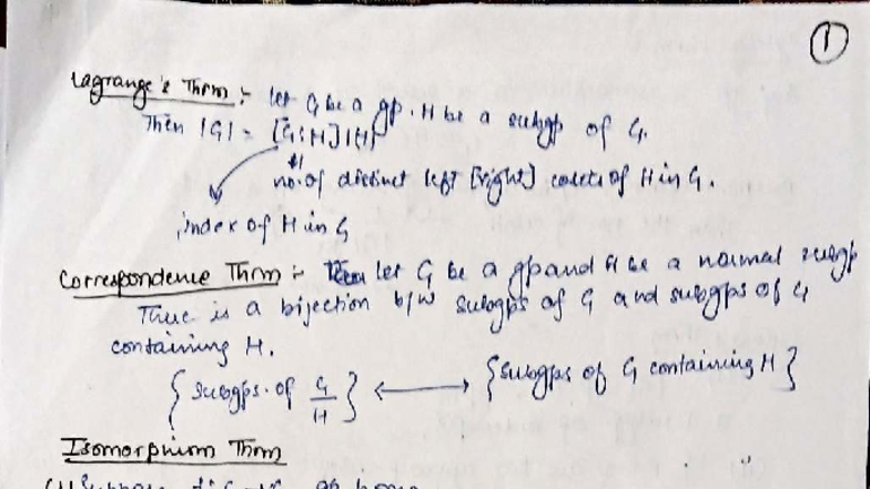 Ring Theory Notes (MATH 191) - Studocu