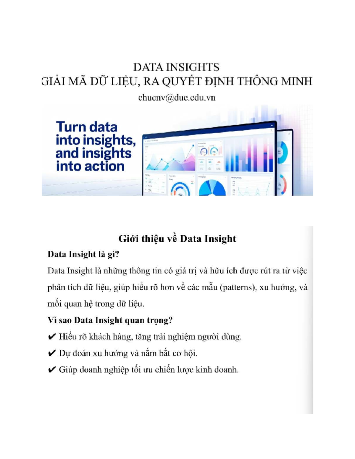 DATA INSIGHTS GIAI MÃ DỮ LIỆU: TÀI LIỆU HƯỚNG DẪN PHÂN TÍCH DỮ LIỆU ...