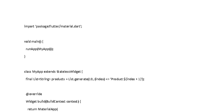 Flutter - thtyuj - import 'package:flutter/material'; void main ...