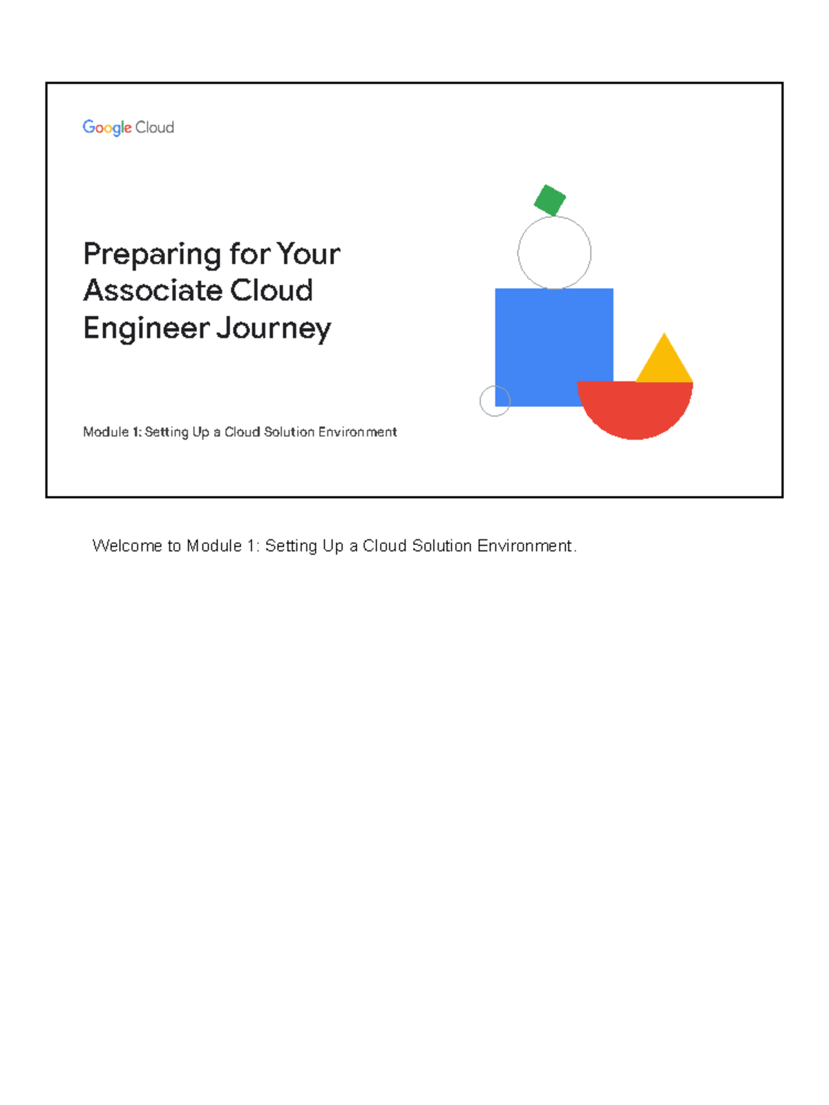 ACE - Google Cloud Associate Engineer Exam Prep Notes - Studocu