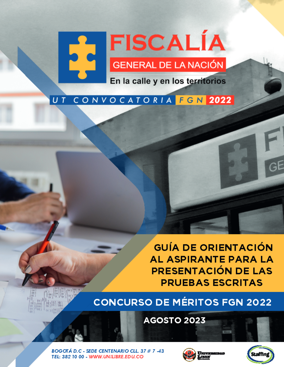 Guía de Orientación para Pruebas Escritas - Concurso FGN 2022 - Studocu