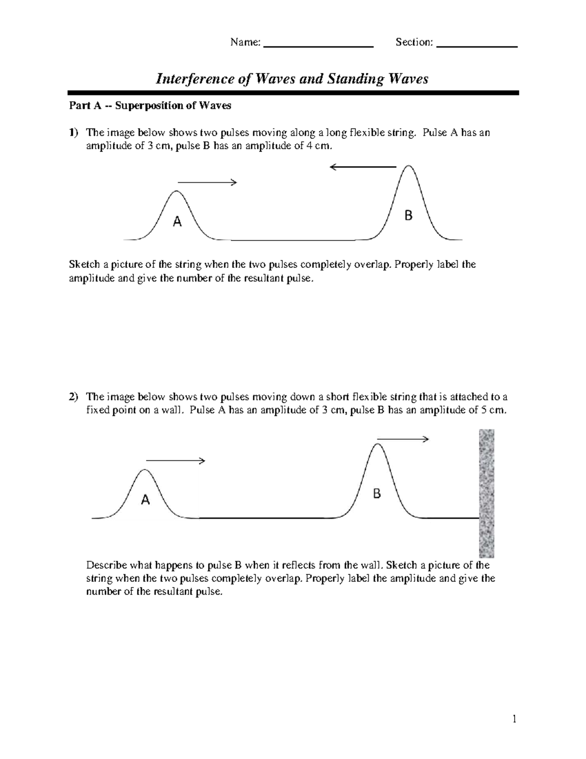 Activity 24: Wave Superposition & Standing Waves Analysis - Studocu