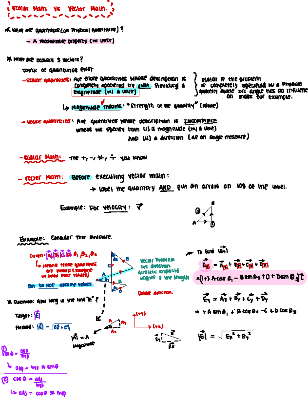Vector vs Scalar Math: Understanding Physical Quantities in Detail ...
