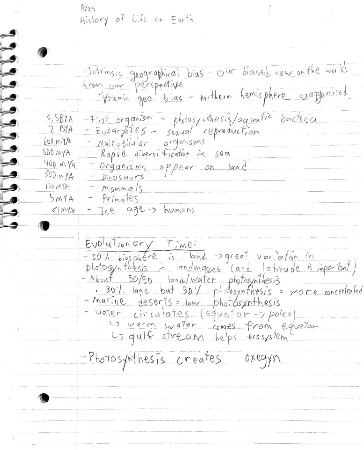 Bio 163 Lecture Notes: Population Ecology and Evolution - Studocu