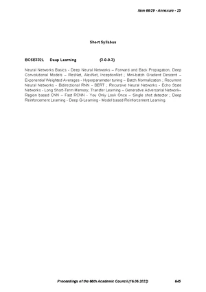 Unit 3, 4, 5 Deep Learning Notes: Recurrent Neural Networks Overview ...