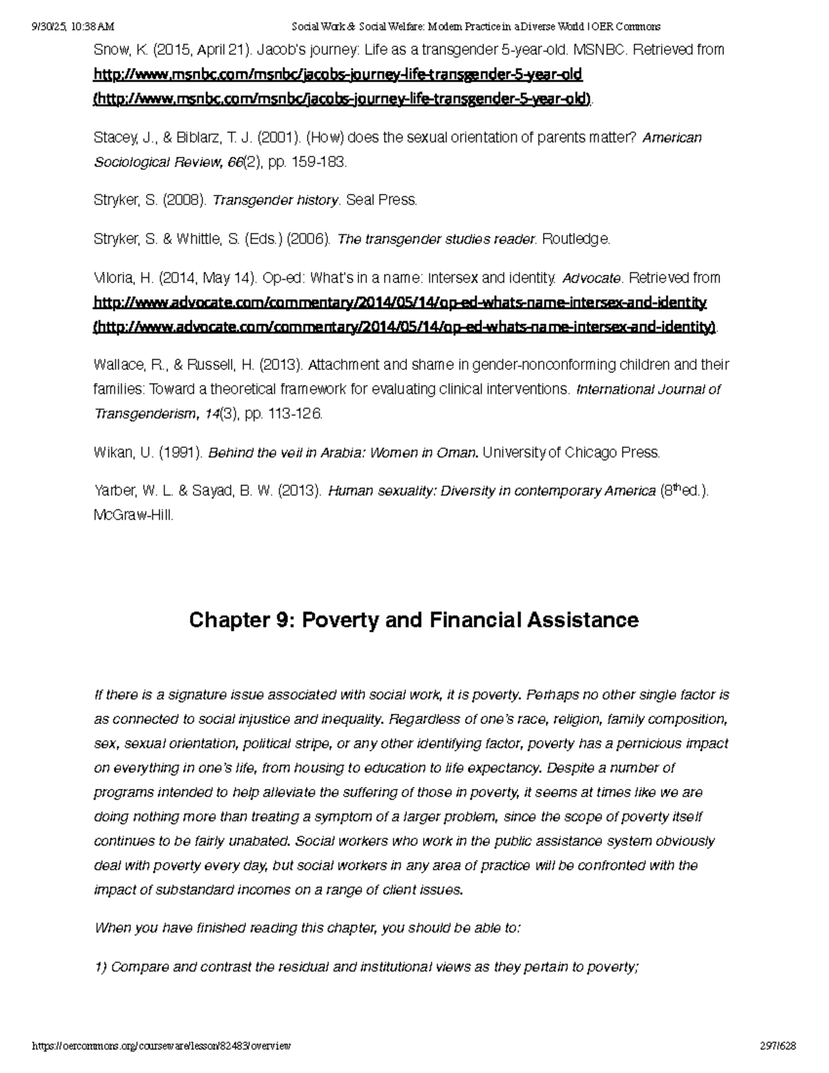 SW 101: Understanding Poverty and Social Welfare in America - Studocu