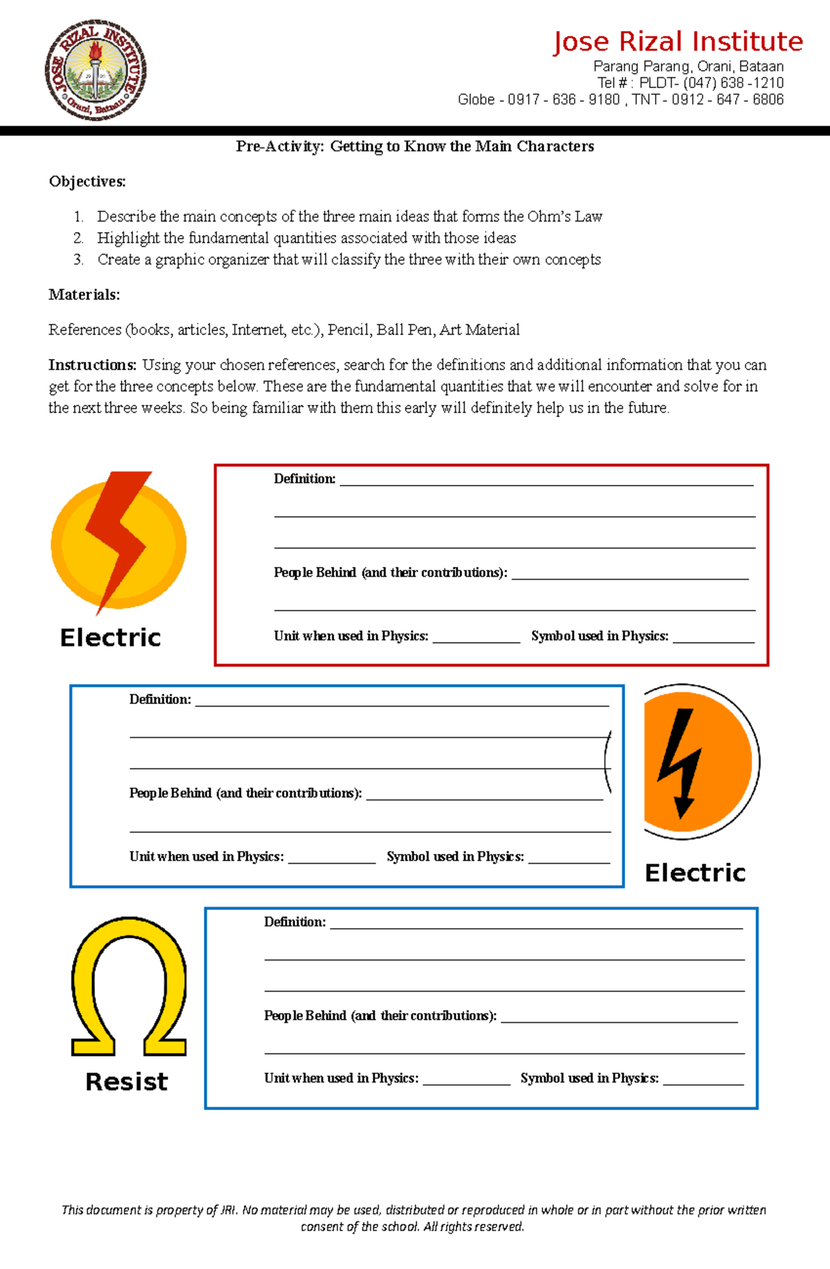 General Physics 2 - 4th Quarter Module: Understanding Electric Current ...