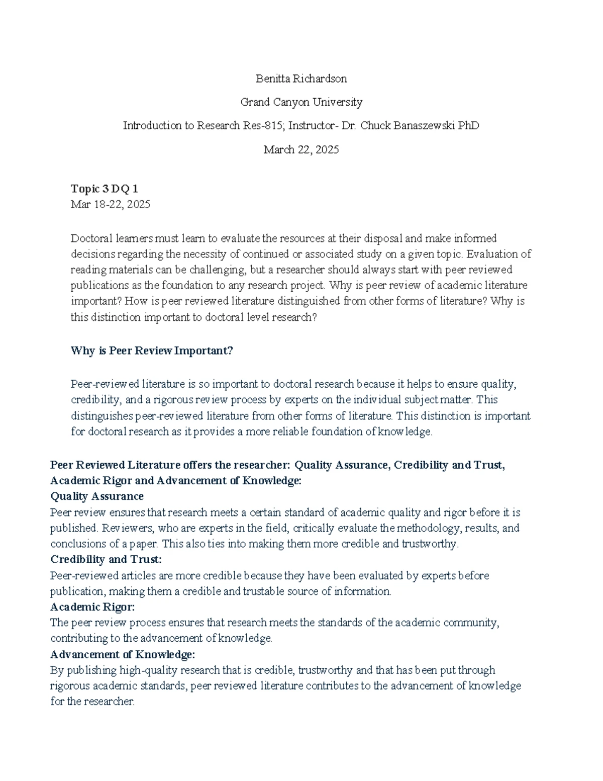 GCU Topic 2 Library Research Assignment Guide - Studocu