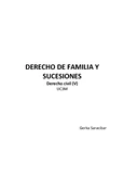 Apuntes Derecho DE Familia y Sucesiones - UC3M