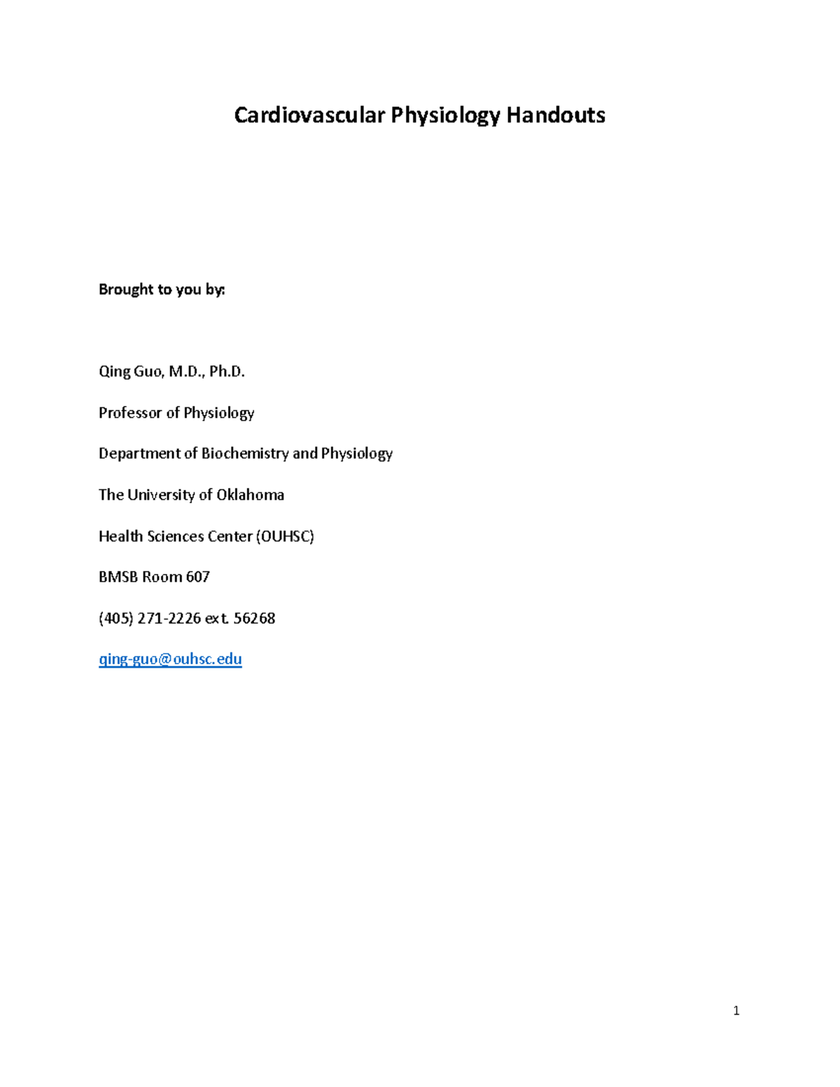 Cardiovascular Physiology Exam Study Guide: Key Concepts & Questions ...