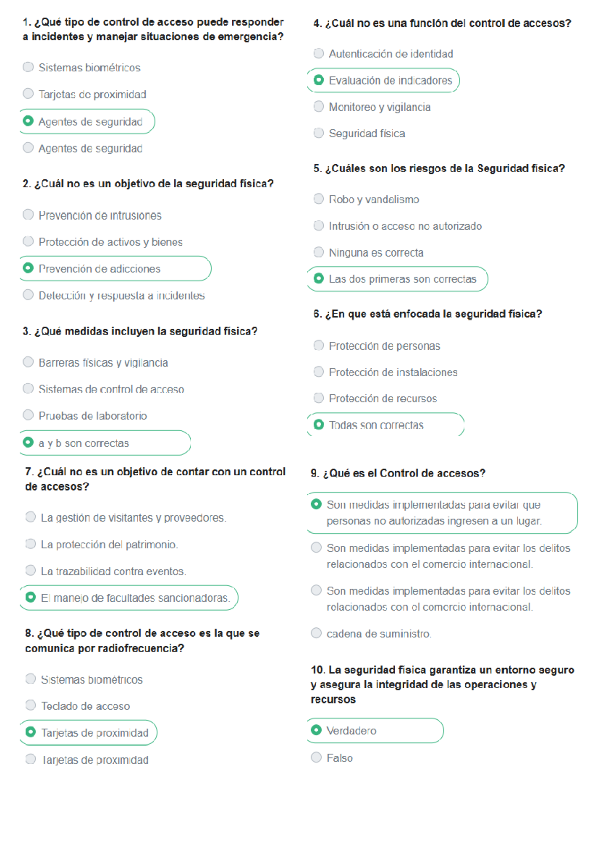 BASC 10 - Control de Acceso y Seguridad Física en Comercio Seguro - Studocu