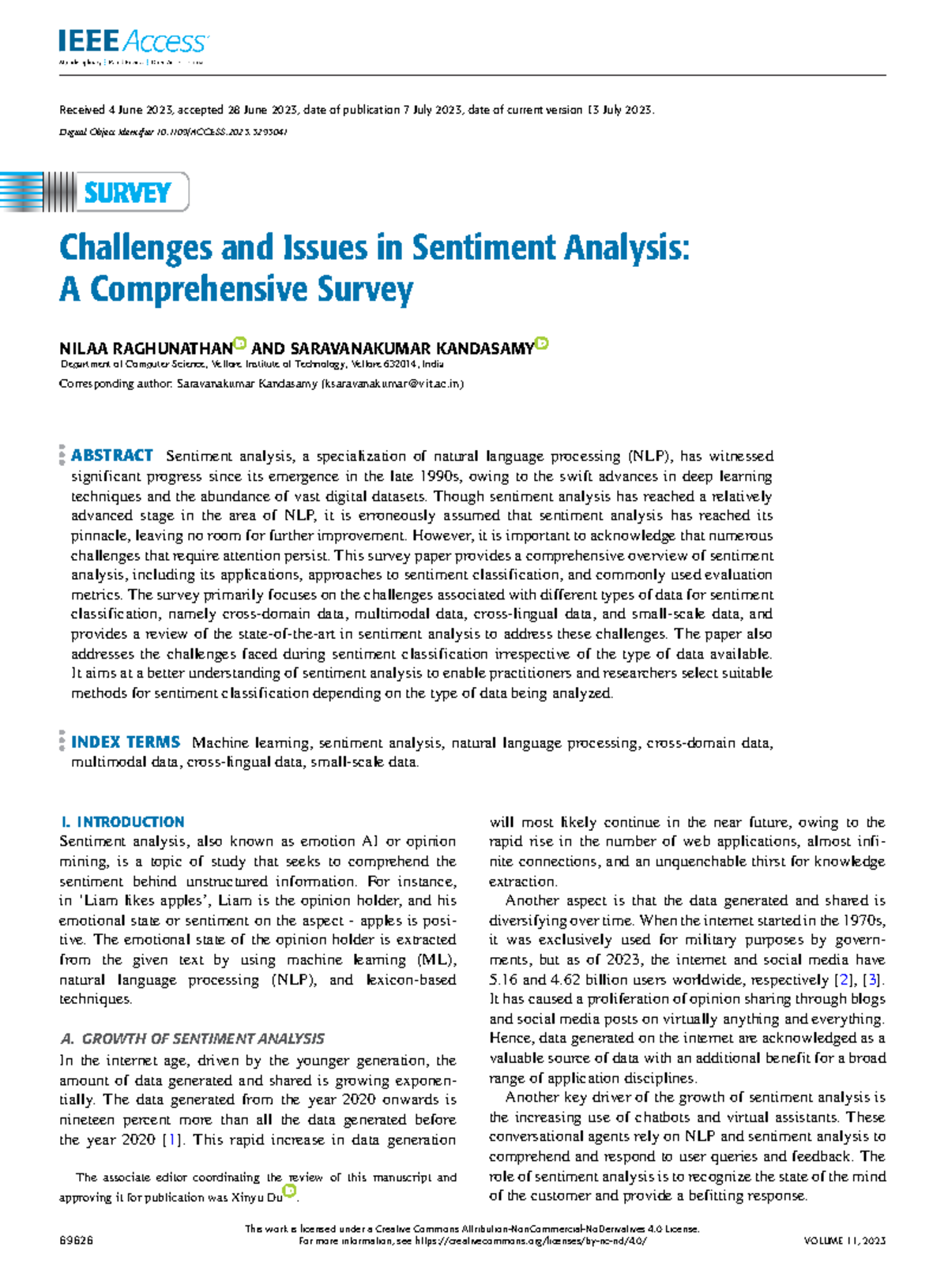 Challenges and Issues in Sentiment Analysis A Comprehensive Survey ...