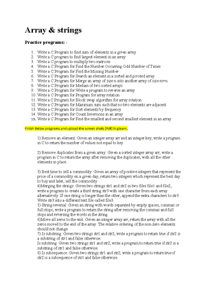 Cprogramming Practice introduction - CPROGRAMMING PRACTICE:- 1. Find ...
